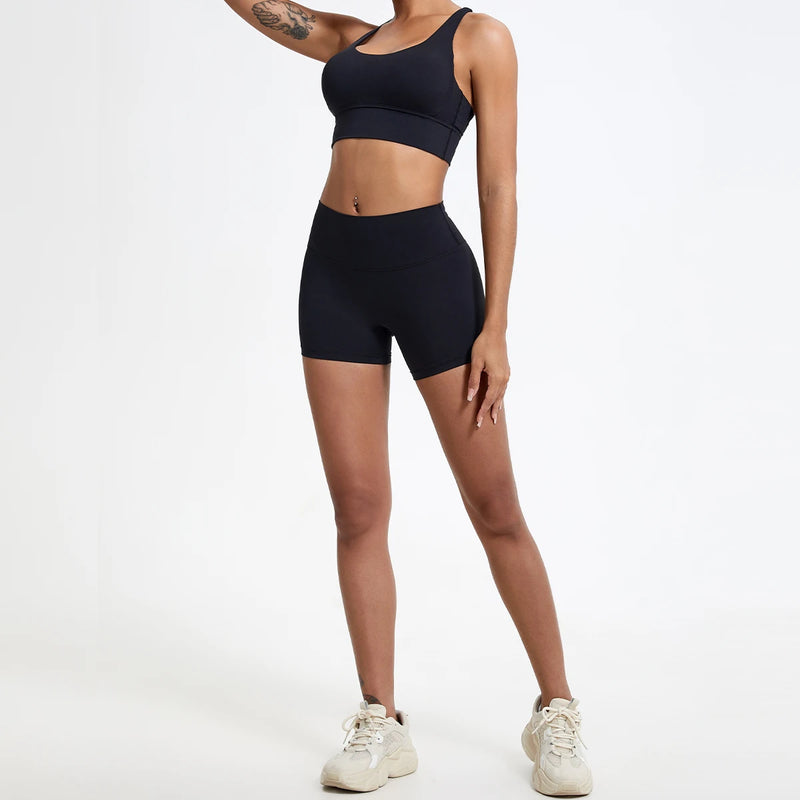 Felicity High Waist Yoga Shorts